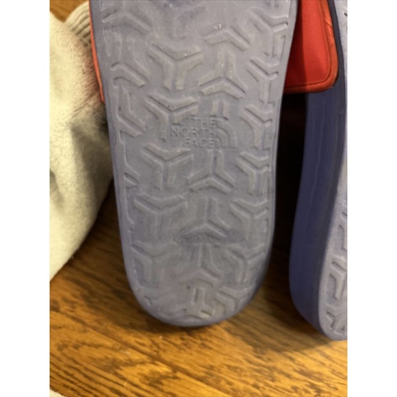 The North Face Mens Base Camp Sandal Slides Size 9 M Red & Blue Basecamp - Picture 16 of 16
